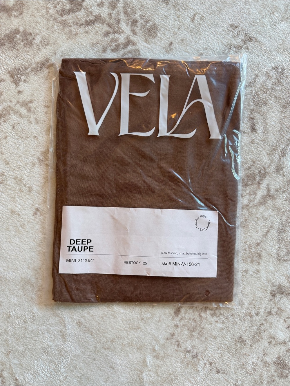NWT Vela Scarf - Deep Taupe